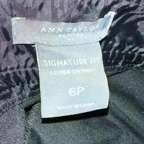 Ann Taylor Signature Fit Pants Lower On Waist 6P - Picture 4 of 7